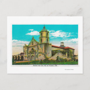 Cartão Postal Missão San Luis, Rey de FranciaOceanside, CA
