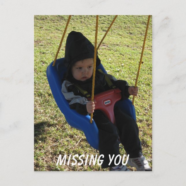 Cartão Postal Missing You Postcard (Frente)