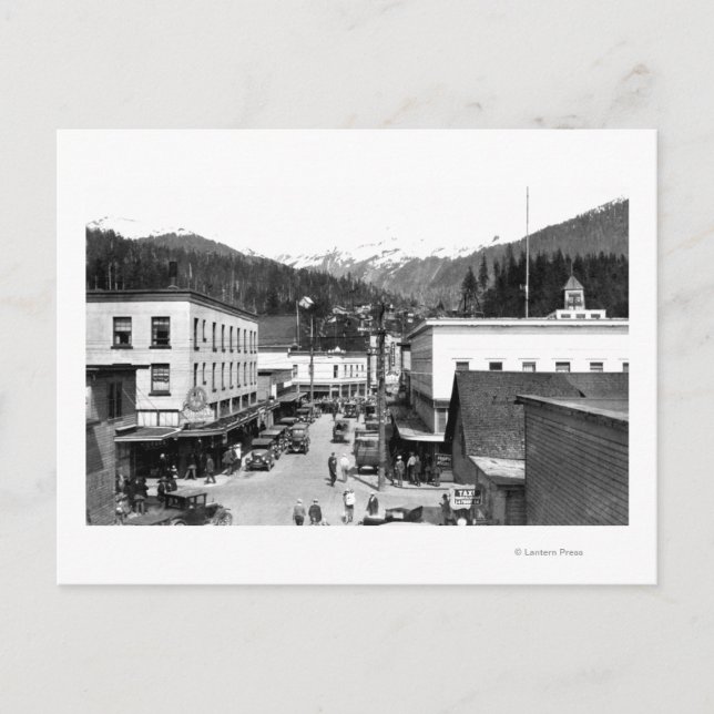 Cartão Postal Mission Street da Ponte de Navios a vapor (Frente)