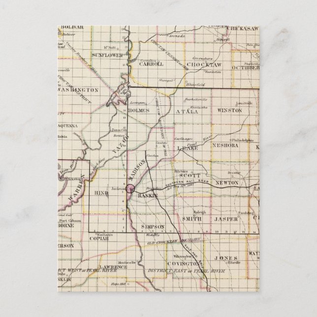 Cartão Postal Mississippi 7 (Frente)