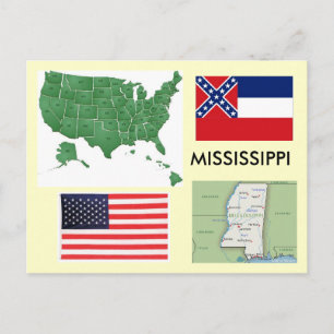 Cartão Postal Mississippi EUA