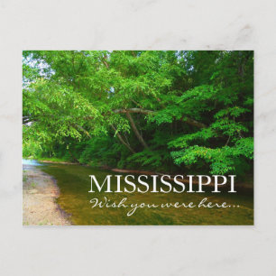 Cartão Postal MISSISSIPPI - Queria que estivesse aqui - McGehee