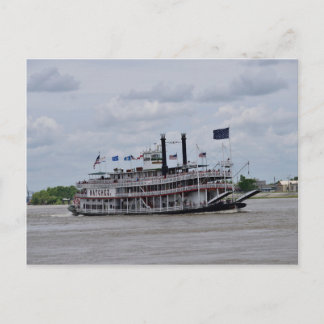 Cartão Postal Mississippi River Boat New Orleans