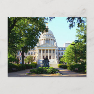 Cartão Postal Mississippi State Capitólio Building - Jackson, MS