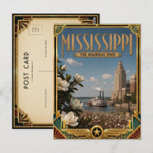 Mississippi Vintage Art Deco Era de Ouro