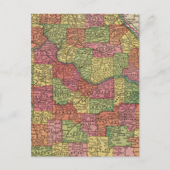 Cartão Postal Missouri 8 (Frente)