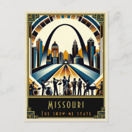 Cartão Postal Missouri | Art Deco