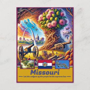 Cartão Postal Missouri Dreamscapes: Fazendo