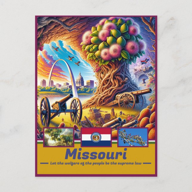 Cartão Postal Missouri Dreamscapes: Fazendo (Frente)