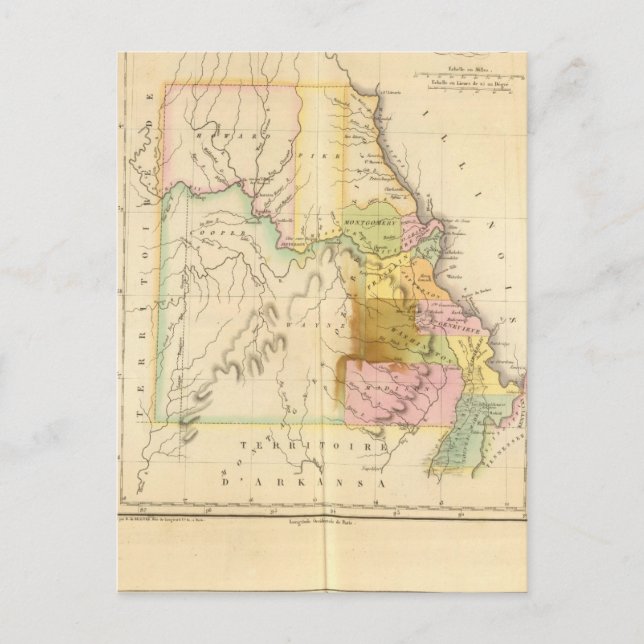 Cartão Postal Missouri EUA (Frente)