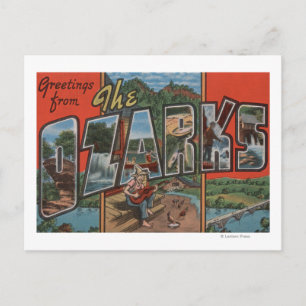 Cartão Postal Missouri - The Ozarks - Large Letter Scenes