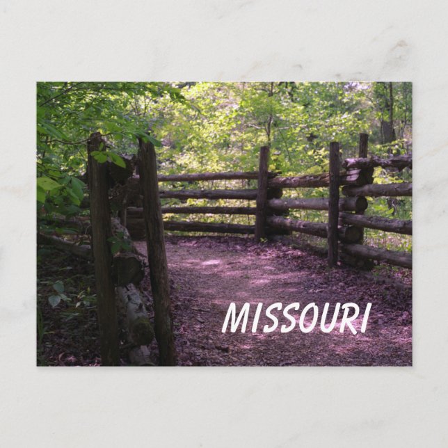 Cartão Postal Missouri Trail (Frente)