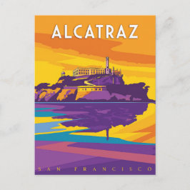 Cartão Postal Mistério de Alcatraz com esta Viagens vintage