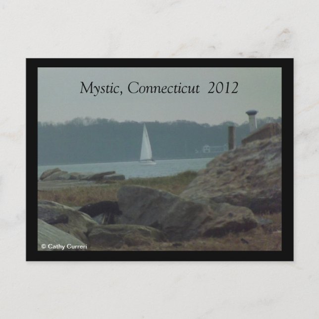 Cartão Postal Místico, Connecticut Após Cartão-Postal Sandy (Frente)