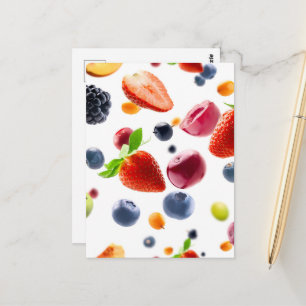Cartão Postal Mistura de Frutas