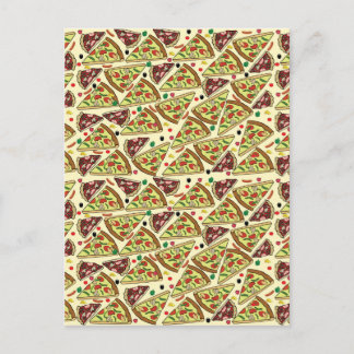 Cartão Postal Mistura de pizza