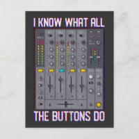 Misturador de Botões Disco Techno DJ Engraçado