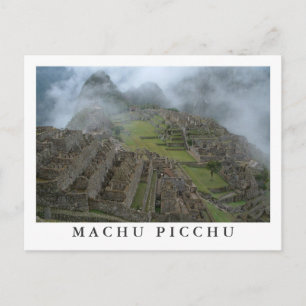 Cartão postal Misty Machu Picchu