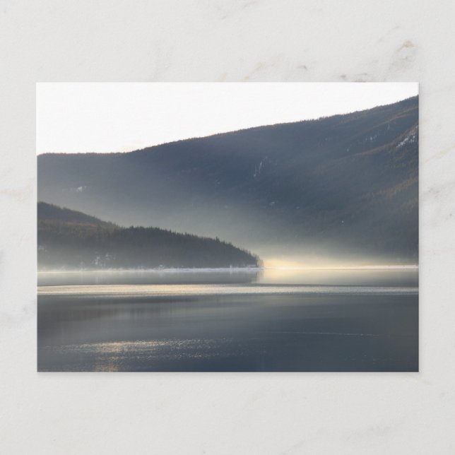 Cartão Postal Misty Morning (Frente)