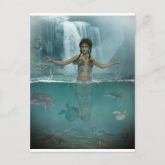 Cartão Postal Misty Morning Sereia