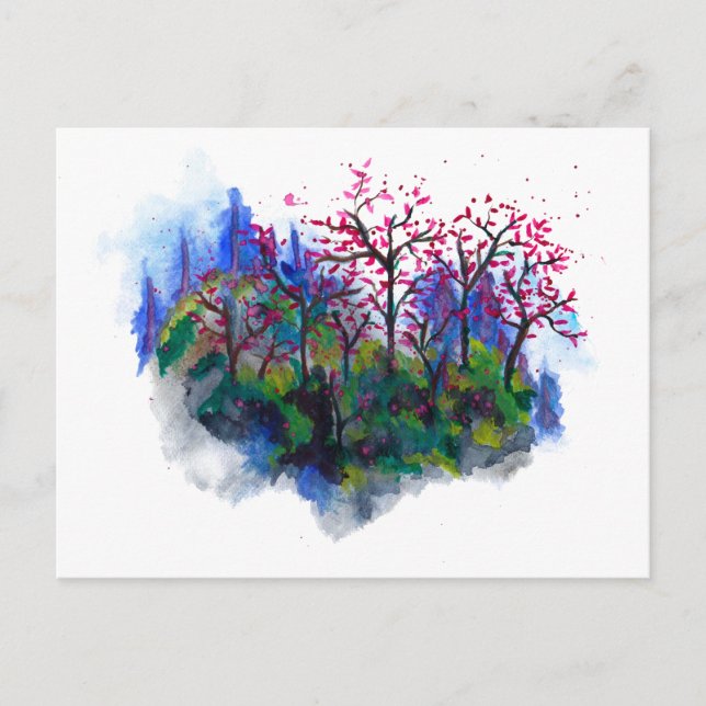 Cartão postal Misty Mounains (Frente)