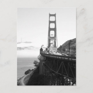 Cartão Postal Misty Ouro Gate Bridge V