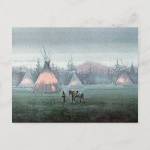 Cartão Postal MISTY TIPI por SHARON SHARPE