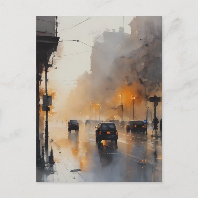 Cartão Postal Misty Urban Noing (Frente)