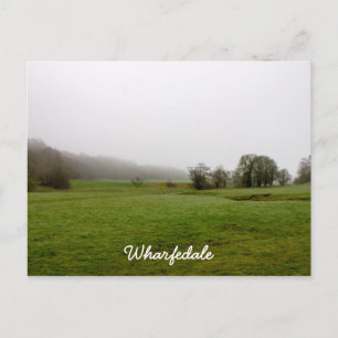 Cartão Postal Misty Wharfedale Scenery