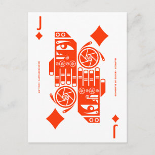 Cartão Postal Mito Mammon Valete de Diamantes