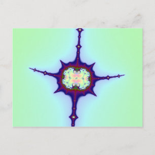 Cartão Postal Mitose Fractal