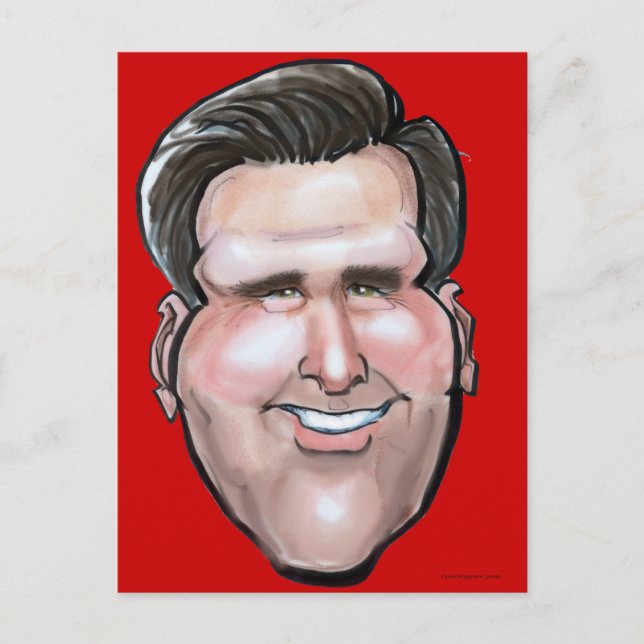 Cartão Postal Mitt Romney (Frente)