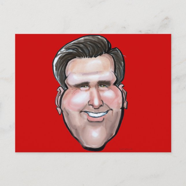 Cartão Postal Mitt Romney (Frente)