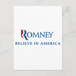 Cartão Postal Mitt Romney 2012