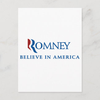 Cartão Postal Mitt Romney 2012