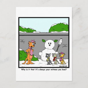 Cartão Postal Mittens