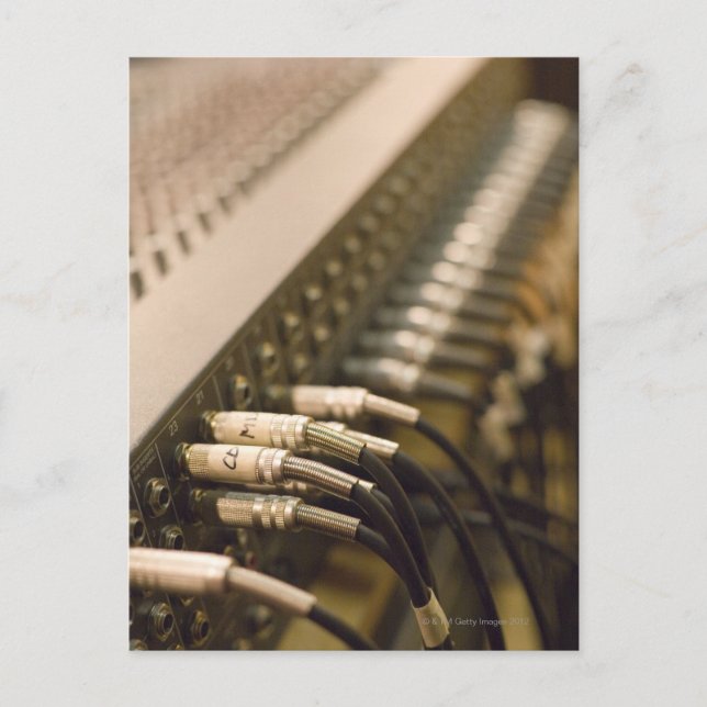 Cartão Postal Mixer de Som (Frente)