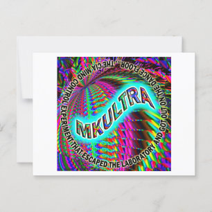 Cartão Postal MKULTRA escapou do laboratório...