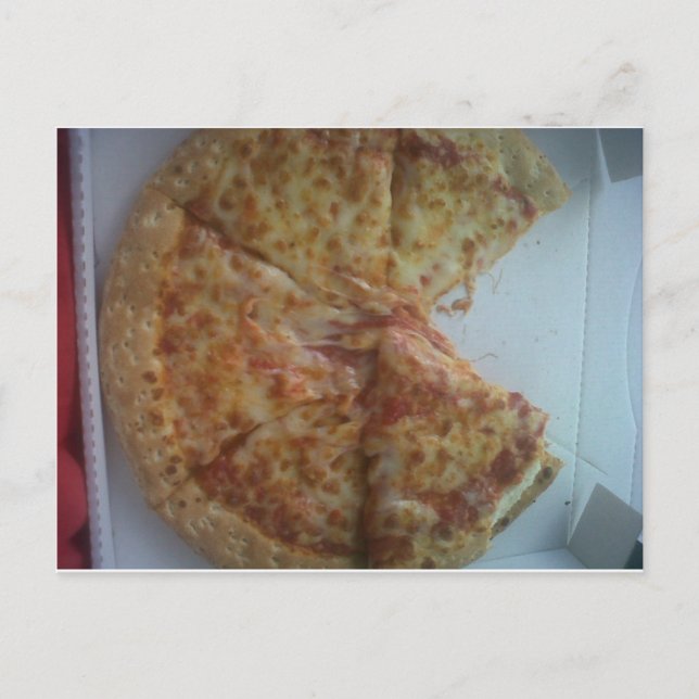 Cartão Postal Mmmmmmmm.....pizza (Frente)