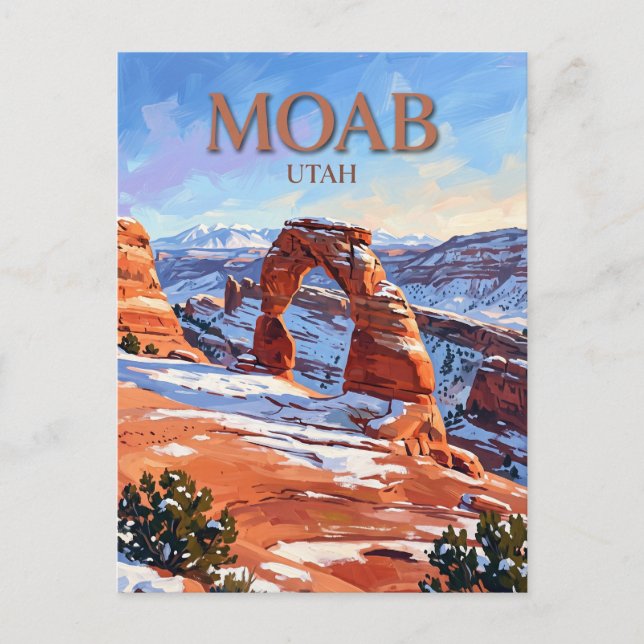 Cartão Postal Moab Utah (Frente)