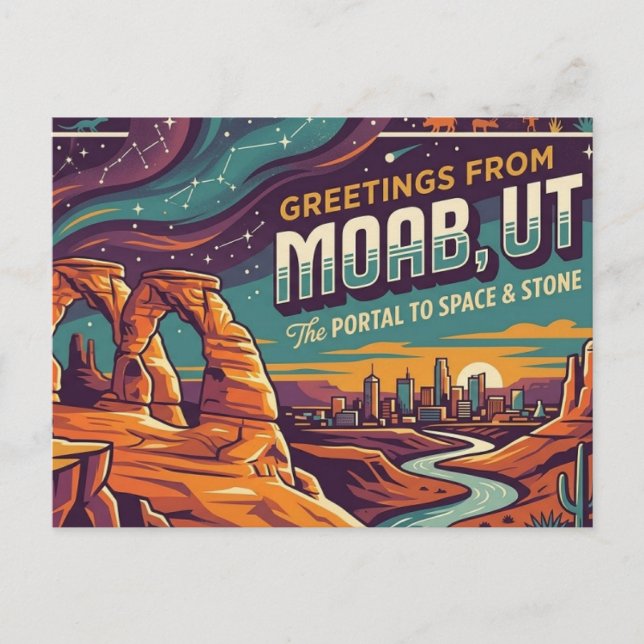 Cartão Postal Moab Utah (Frente)