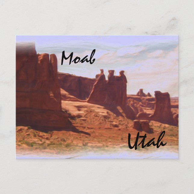 Cartão postal Moab Utah (Frente)