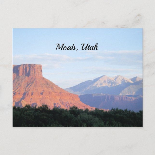 Cartão Postal Moab, Utah (Frente)