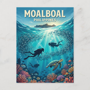Cartão Postal Moalboal Filipinas