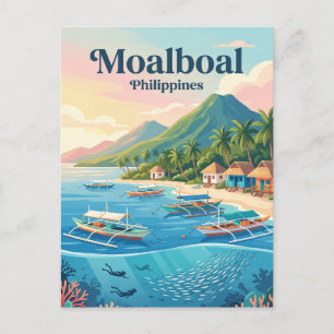 Cartão Postal Moalboal Filipinas