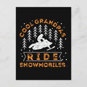 Cartão Postal Mobilidade a neve - Vovô Legal Ride Snowmobiles