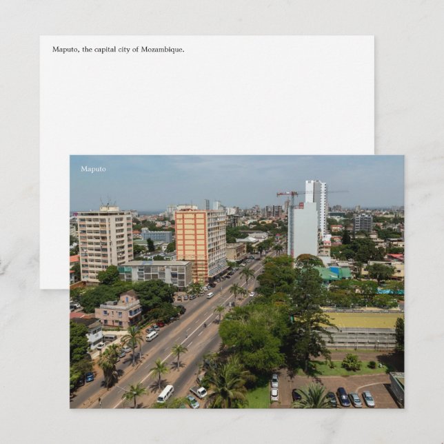 Cartão postal Moçambique (Frente/Verso)
