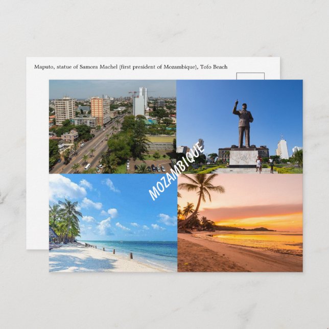 Cartão postal Moçambique (Frente/Verso)