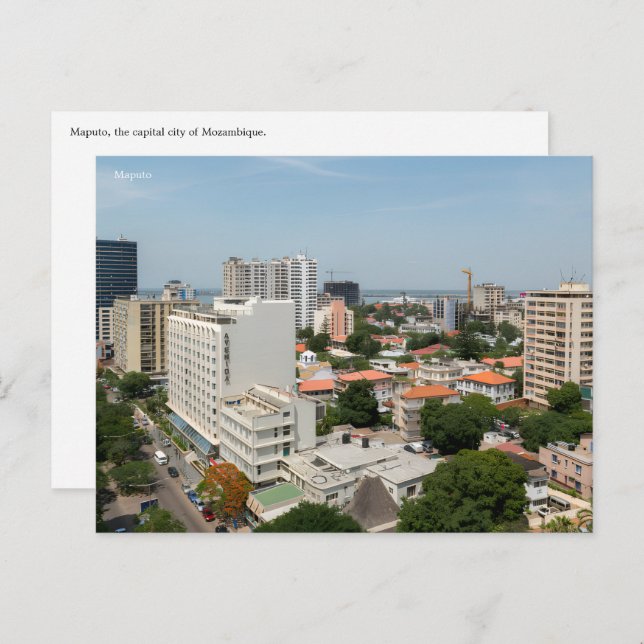 Cartão postal Moçambique (Frente/Verso)
