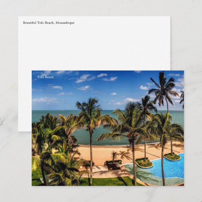 Cartão postal Moçambique (Frente/Verso)